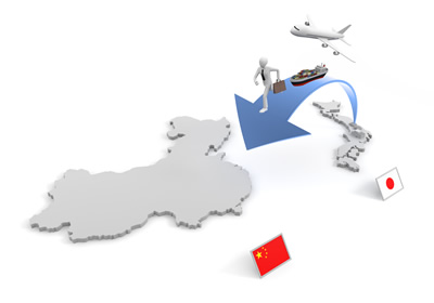 ポンプ・工業機器輸出のイメージ